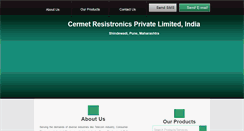Desktop Screenshot of cermetresistorsindia.com
